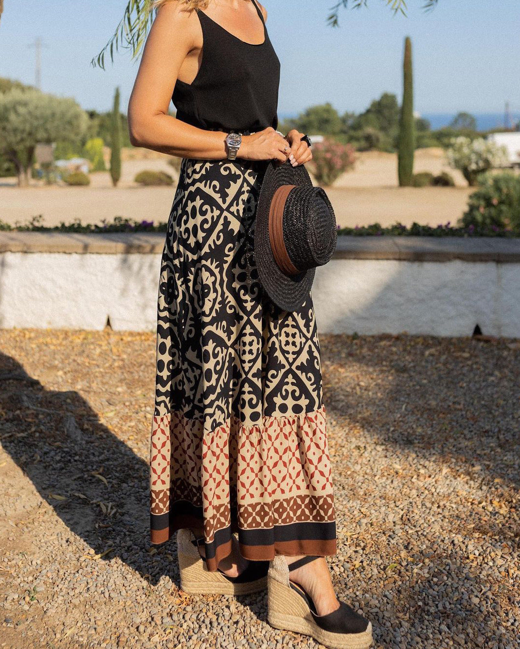 Cassey™ - Boho Stijl Rok