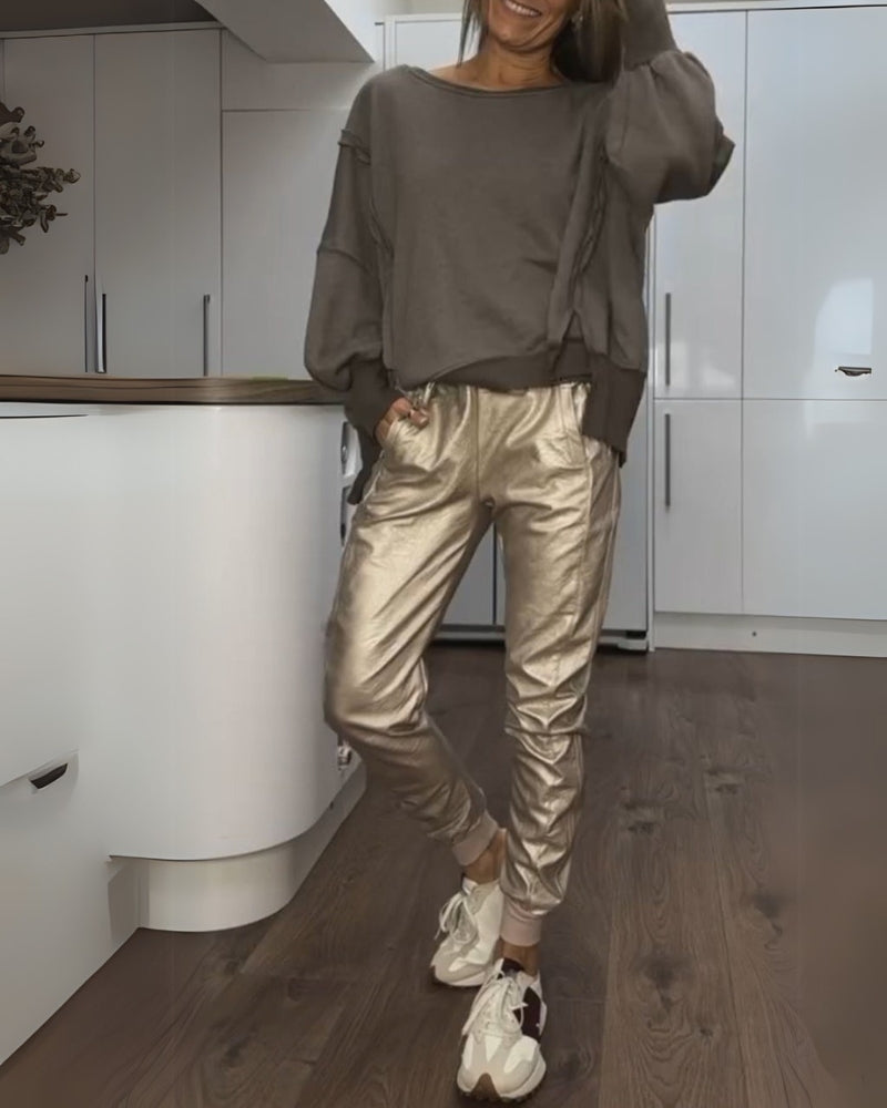 BRINA - SET TOP & BROEK ONGEKOMPLICEERD