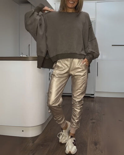 BRINA - SET TOP & BROEK ONGEKOMPLICEERD