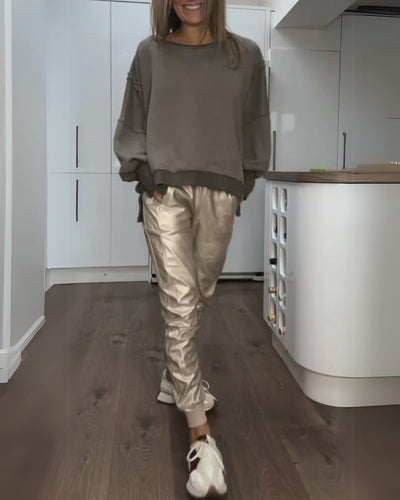 BRINA - SET TOP & BROEK ONGEKOMPLICEERD