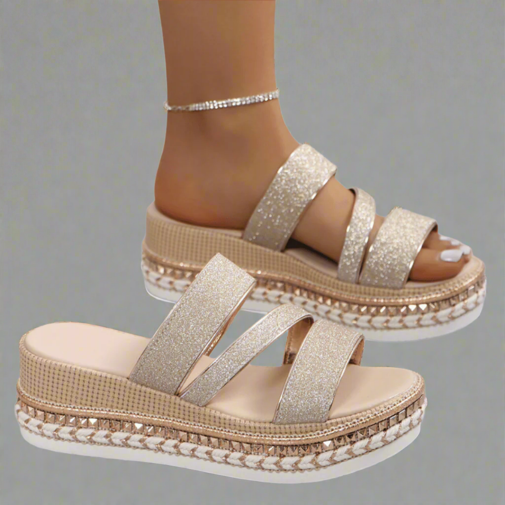 Helga | Comfortabele Wedge Sandalen