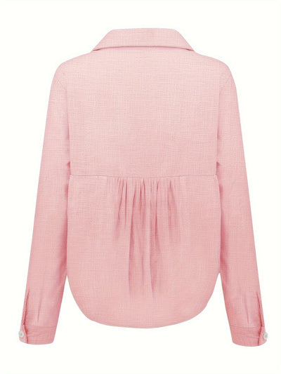 SOLÈNE™ Lichtgewicht Linnen Blouse