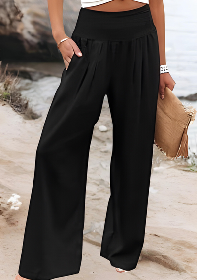 Aileen™ - Strand Brede Pijpen Broek