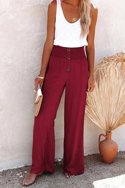 Riana™ - Ontspannen Hoge Taille Broek