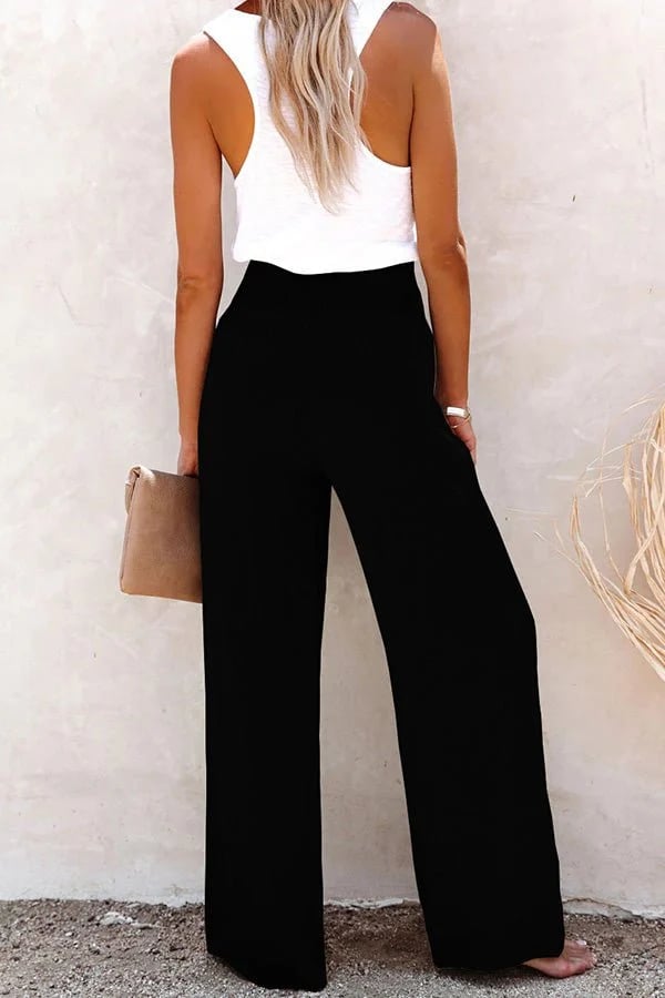 Riana™ - Ontspannen Hoge Taille Broek