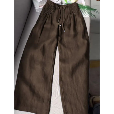 NAÏA – WIJDE BROEK MET PLOOIEN