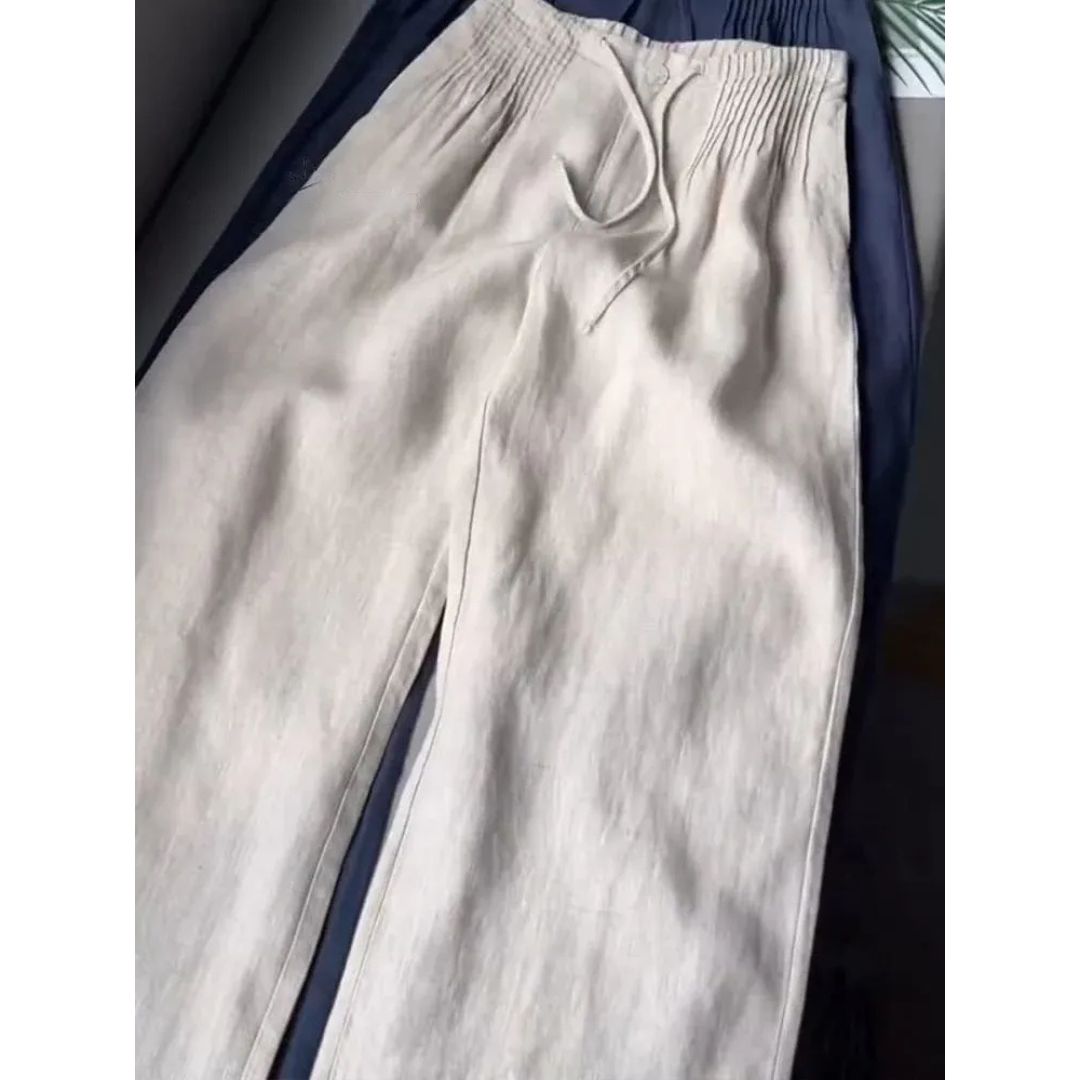 NAÏA – WIJDE BROEK MET PLOOIEN
