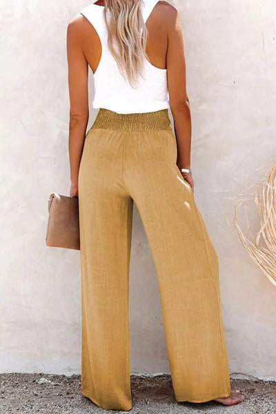 Riana™ - Ontspannen Hoge Taille Broek