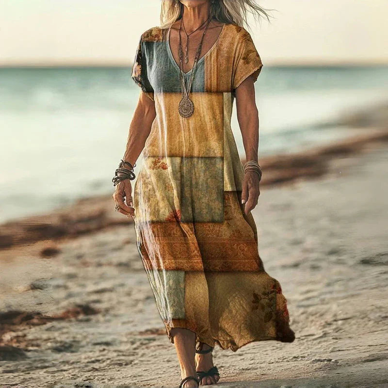 MAYA - VINTAGE GRADIENT DRESS