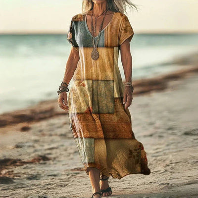 MAYA - VINTAGE GRADIENT DRESS