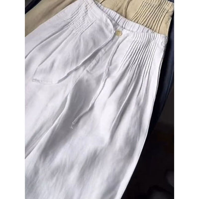NAÏA – WIJDE BROEK MET PLOOIEN