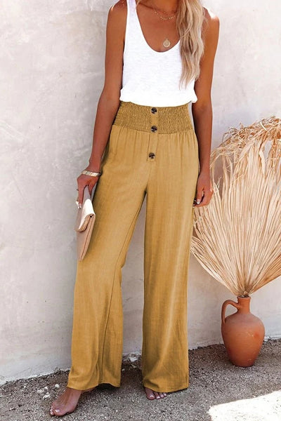 Riana™ - Ontspannen Hoge Taille Broek