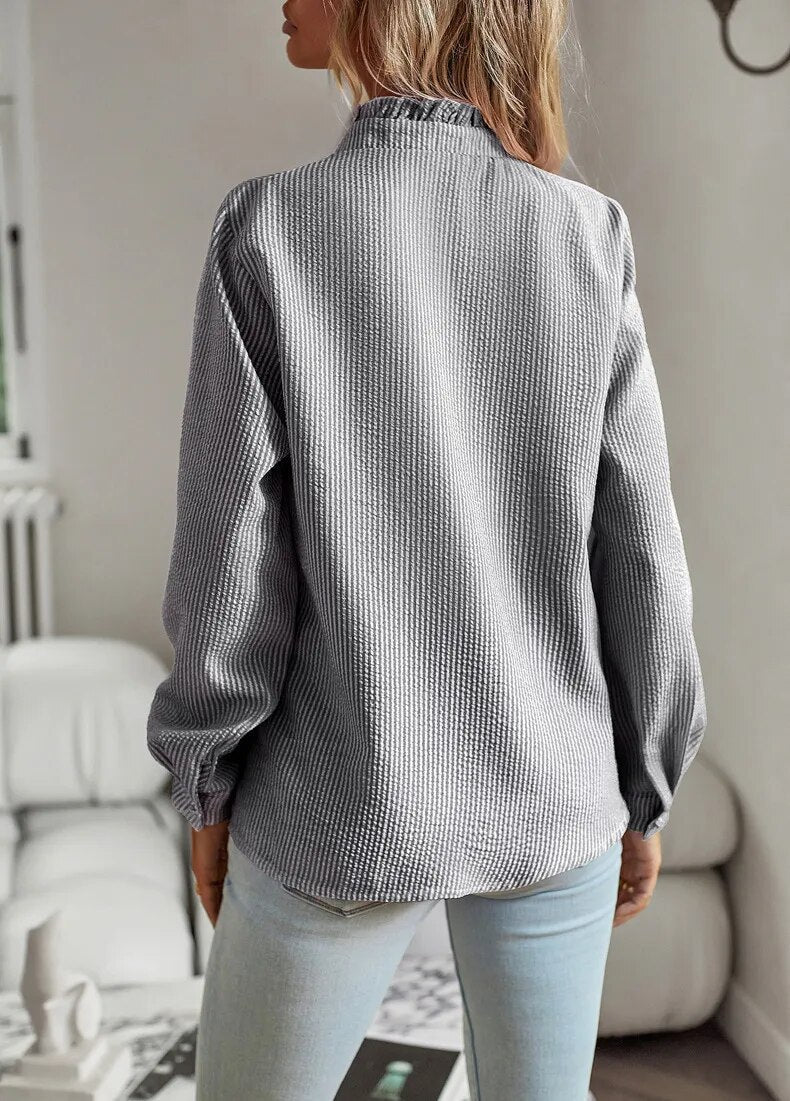 Lisbeth™ | Mouwloze Blouse met Knoopkraag