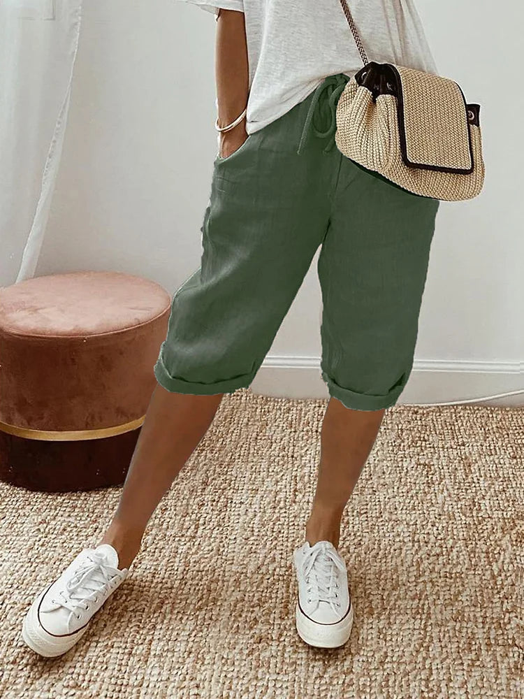 EMMA™ - Katoenen Linnen Broek