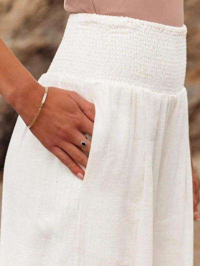 Aileen™ - Strand Brede Pijpen Broek