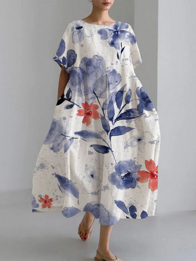 CLARA - CHIQUE BLOEMENPATROON JURK