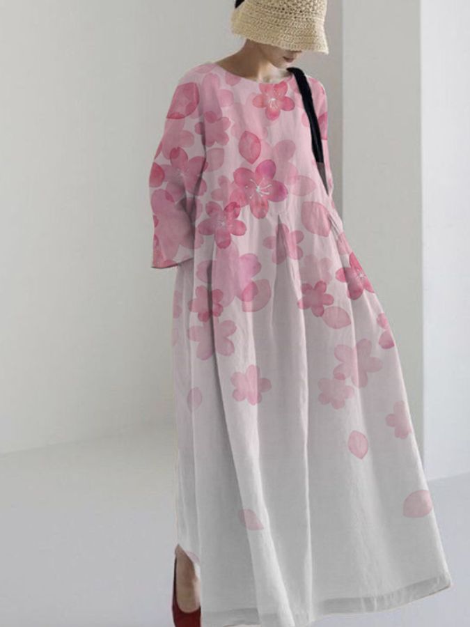 LENA - ELEGANTE STREEPJES JURK