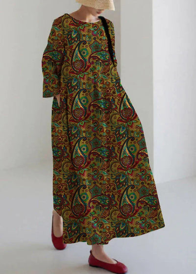 NOVA - LOSSE JURK MET GROTE BLOEMENPRINT