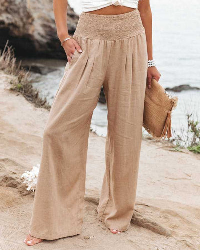 Aileen™ - Strand Brede Pijpen Broek
