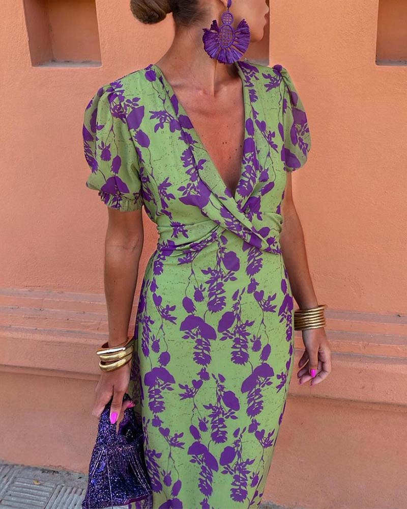 Brie - Elegante midi-jurk