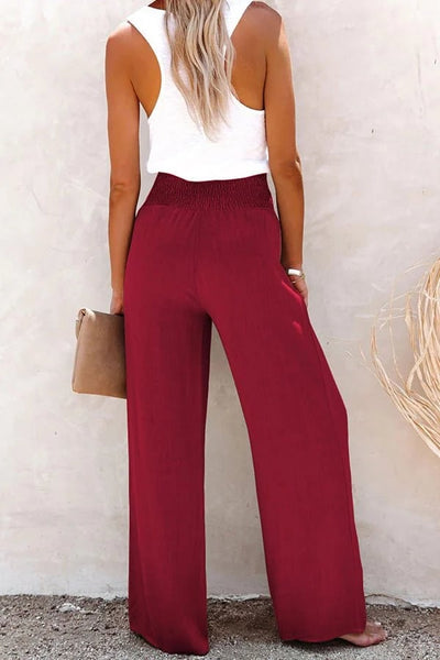 Riana™ - Ontspannen Hoge Taille Broek
