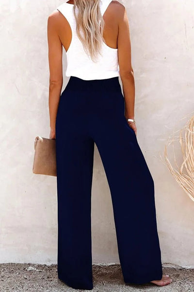Riana™ - Ontspannen Hoge Taille Broek