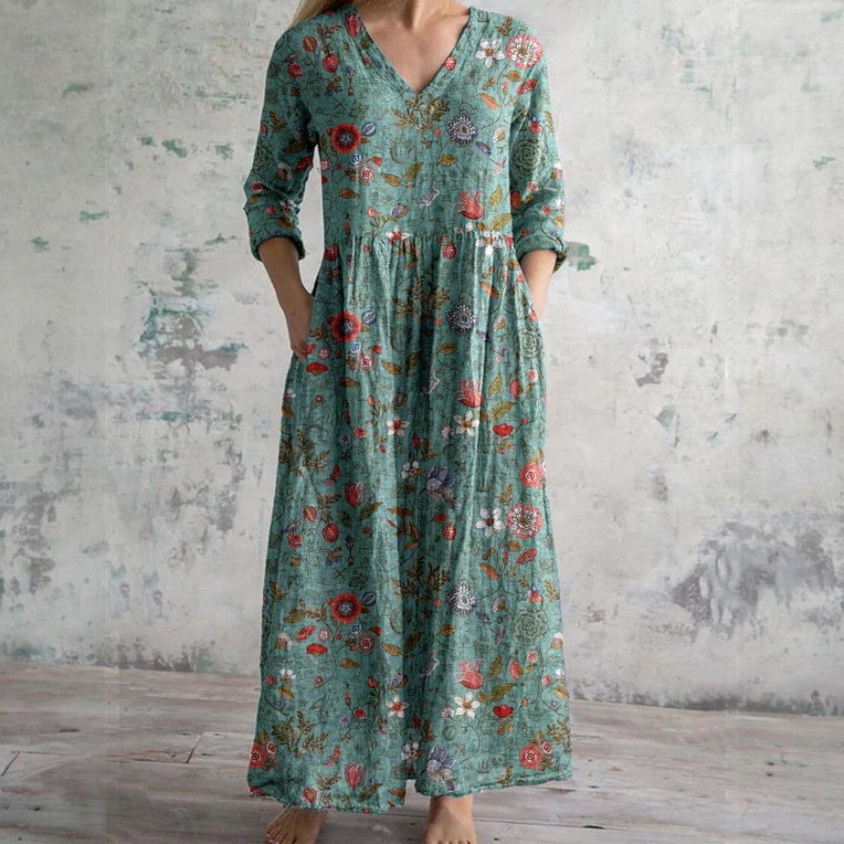 Erica - Elegante Bloemenjurk