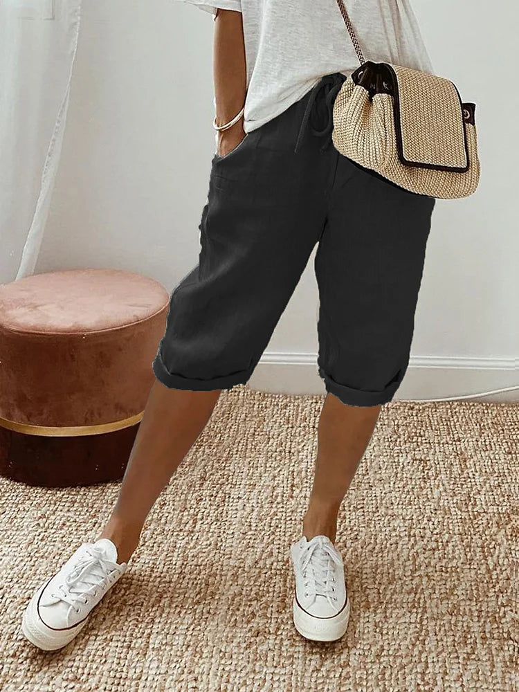 EMMA™ - Katoenen Linnen Broek