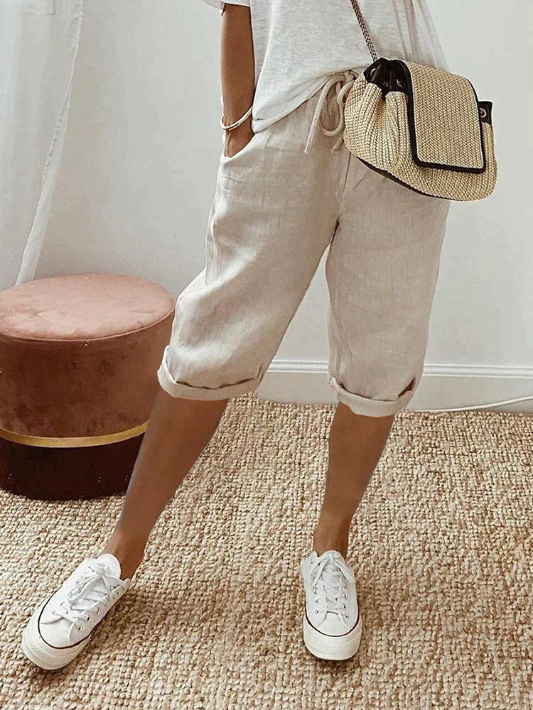 EMMA™ - Katoenen Linnen Broek