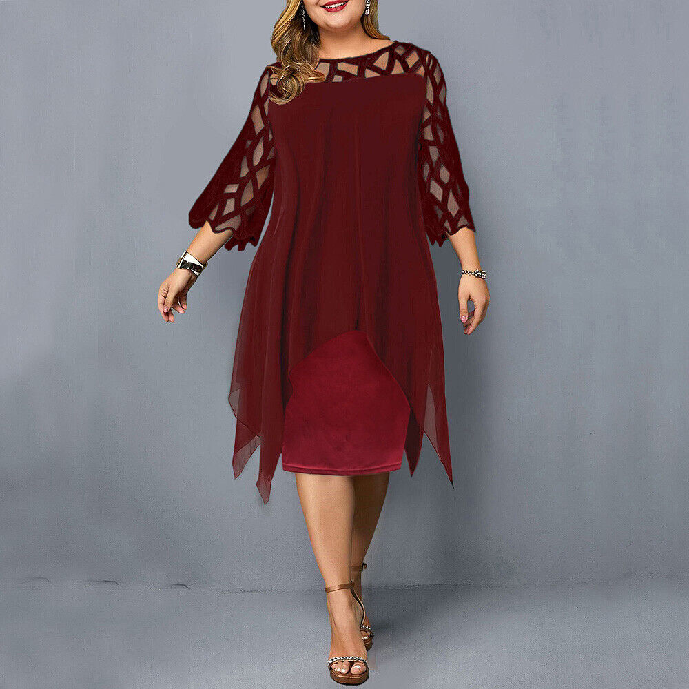 Abelone | Elegante Oversize Midi-jurk