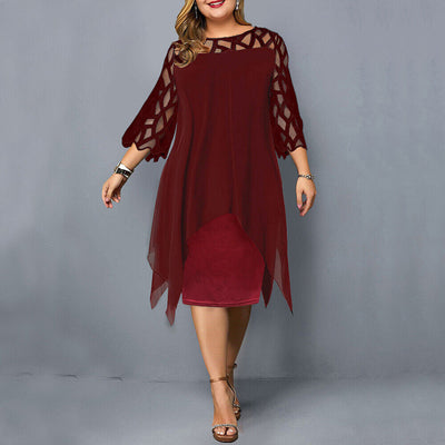 Abelone | Elegante Oversize Midi-jurk
