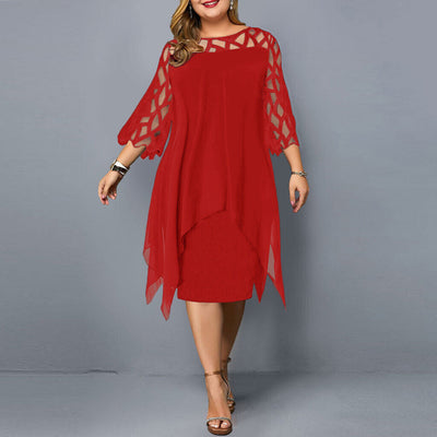 Abelone | Elegante Oversize Midi-jurk