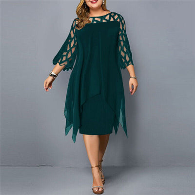 Abelone | Elegante Oversize Midi-jurk