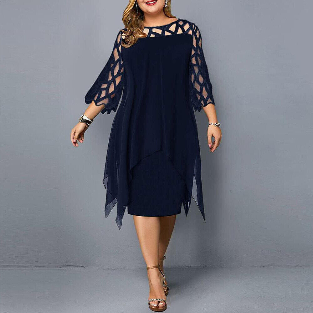 Abelone | Elegante Oversize Midi-jurk