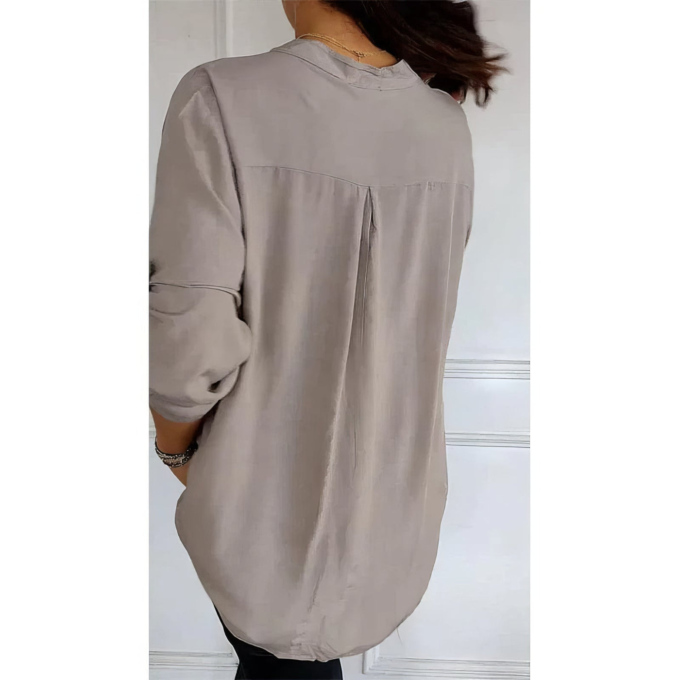 Patchwork dagelijkse blouse met glitters 2025